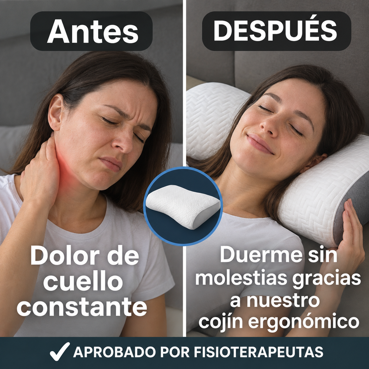 Compra 1 y Lleva 4 | La Almohada Ortopédica Más Vendida de Colombia
